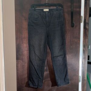 Madewell High-Rise Slim Straight 28P Richgrove Wash